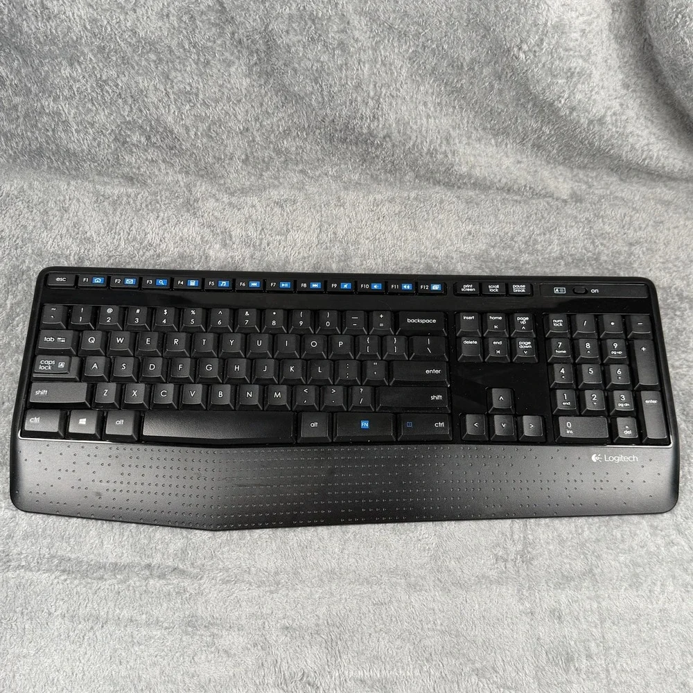 Logitech MK345 Wireless Keyboard Mouse Combo Black 920-006481 K345 M345 w/Dongle